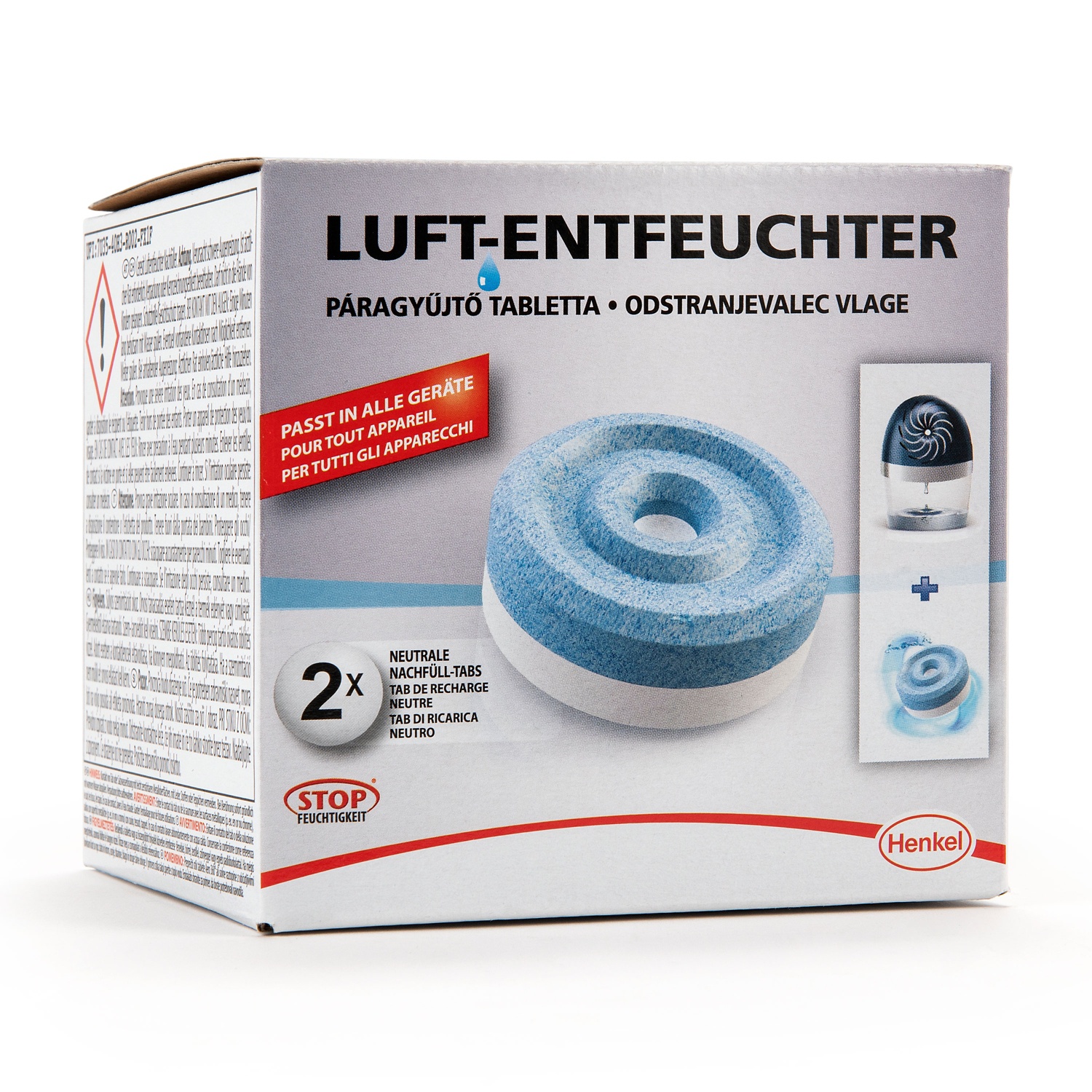 Pattex Luftentfeuchter AERO 360 1 x Gerät inkl 1 x Nachfülltab 450