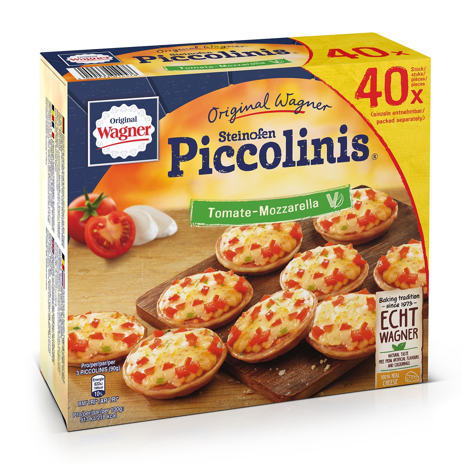 Piccolinis Wagner - Original Wagner Piccolinis Drei Käse online kaufen | com4buy : Verwarm de oven tot 200°c.