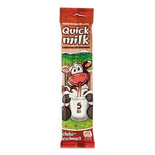 QUICK MILK Trinkhalme, Schokolade