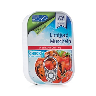 ALMARE SEAFOOD MSC Muscheln, Tomaten-Dressing