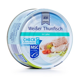 ALMARE SEAFOOD MSC Weißer Thunfisch, in Lake