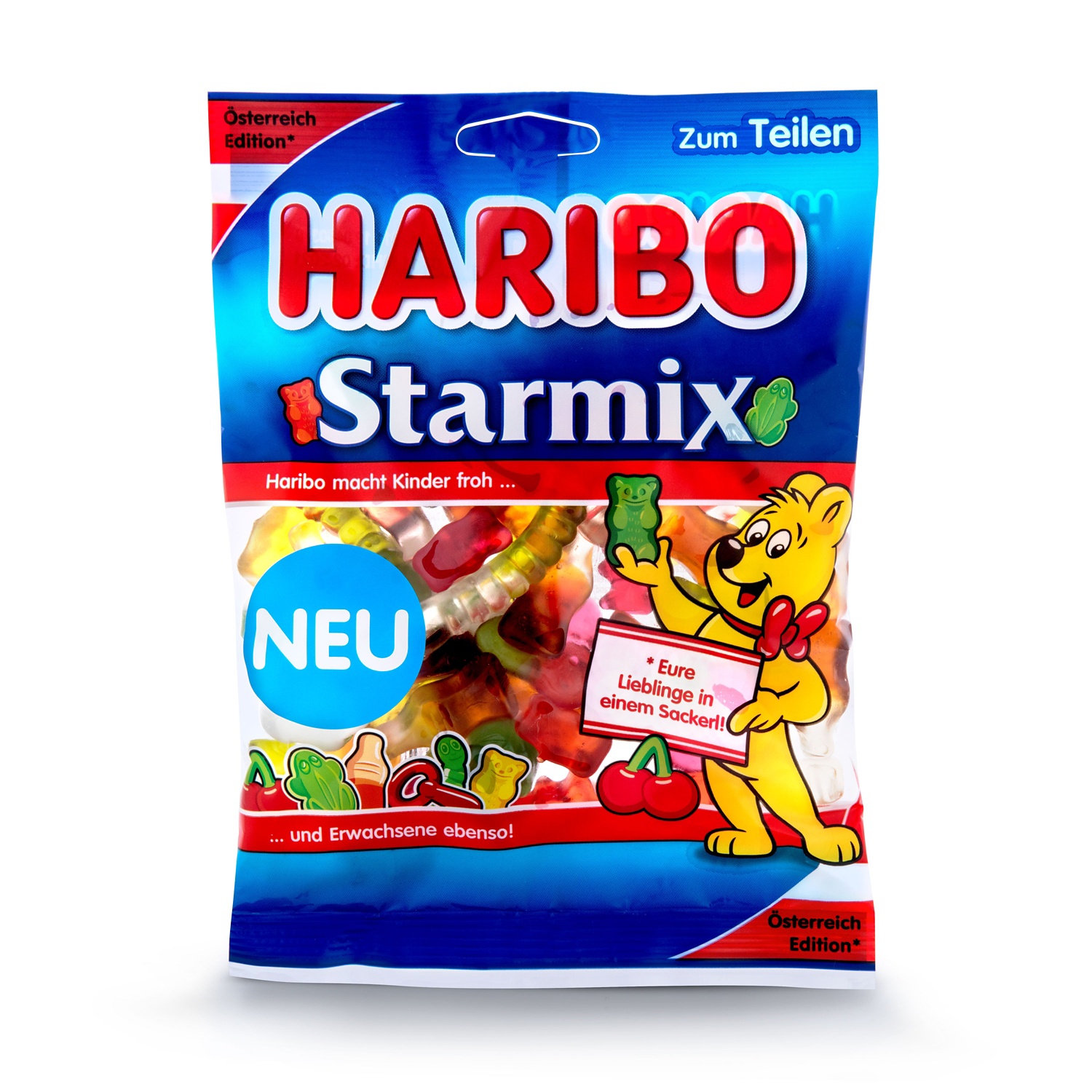 HARIBO Caramelle gommose alla frutta mix, starmix