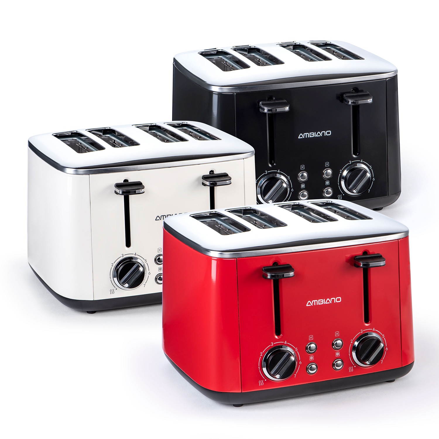 AMBIANO Retro Toaster, elektronisch