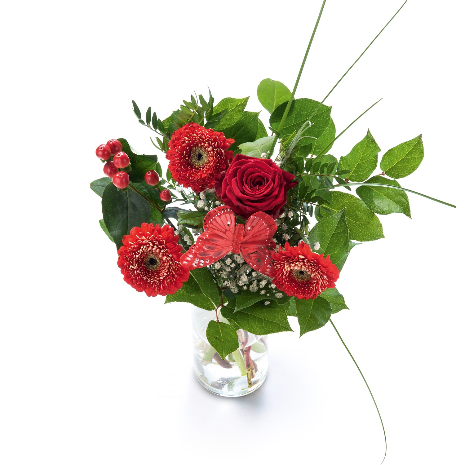 Blumenstrauß „Weltfrauentag“, Rot