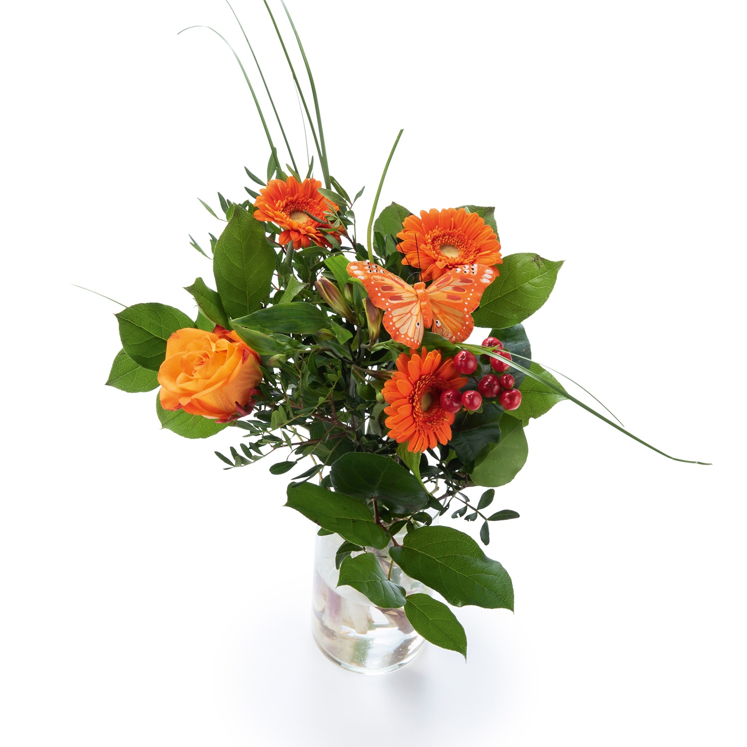 Blumenstrauß „Weltfrauentag“, Orange
