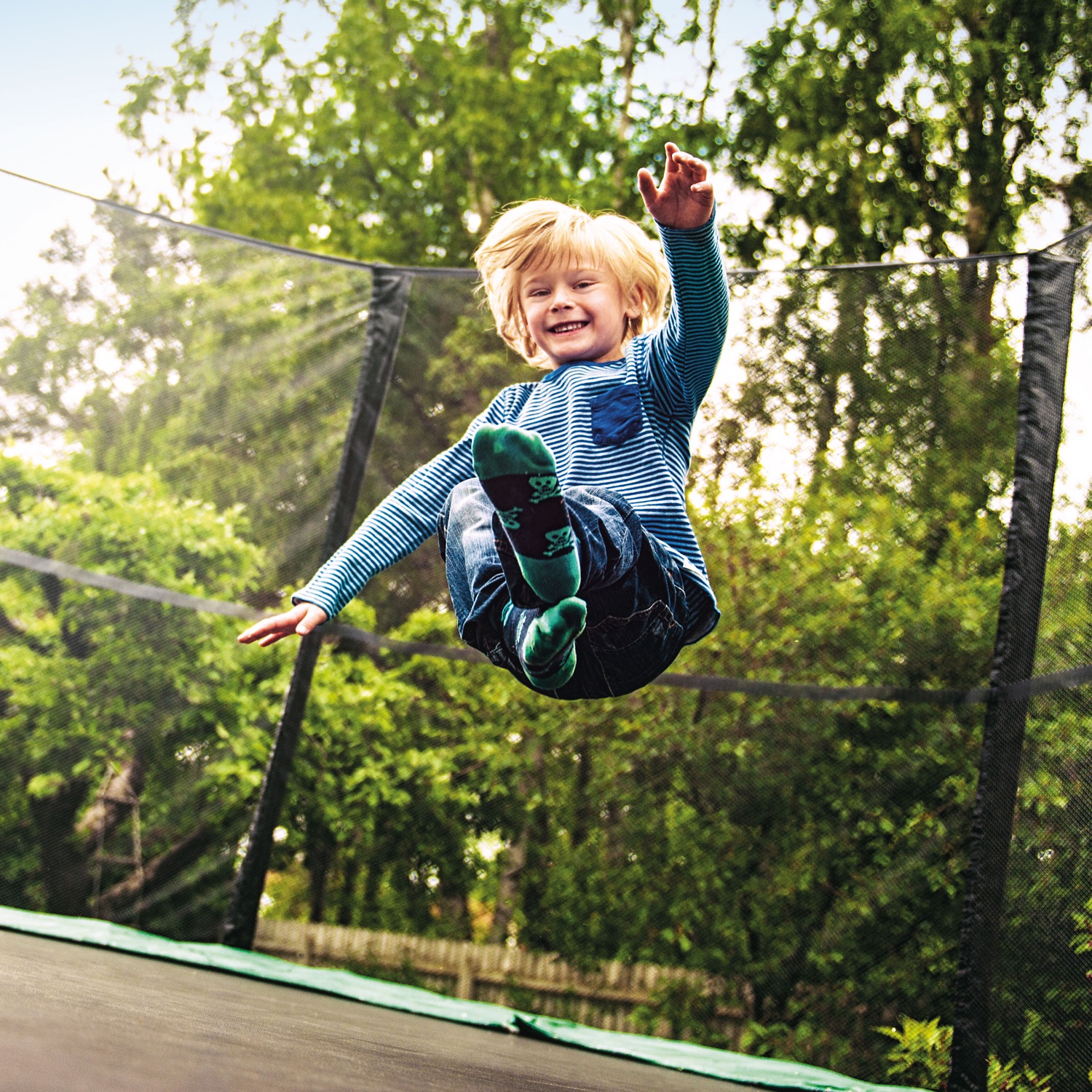 | Sicherheitsnetz HOFER mit Trampolin CRANE