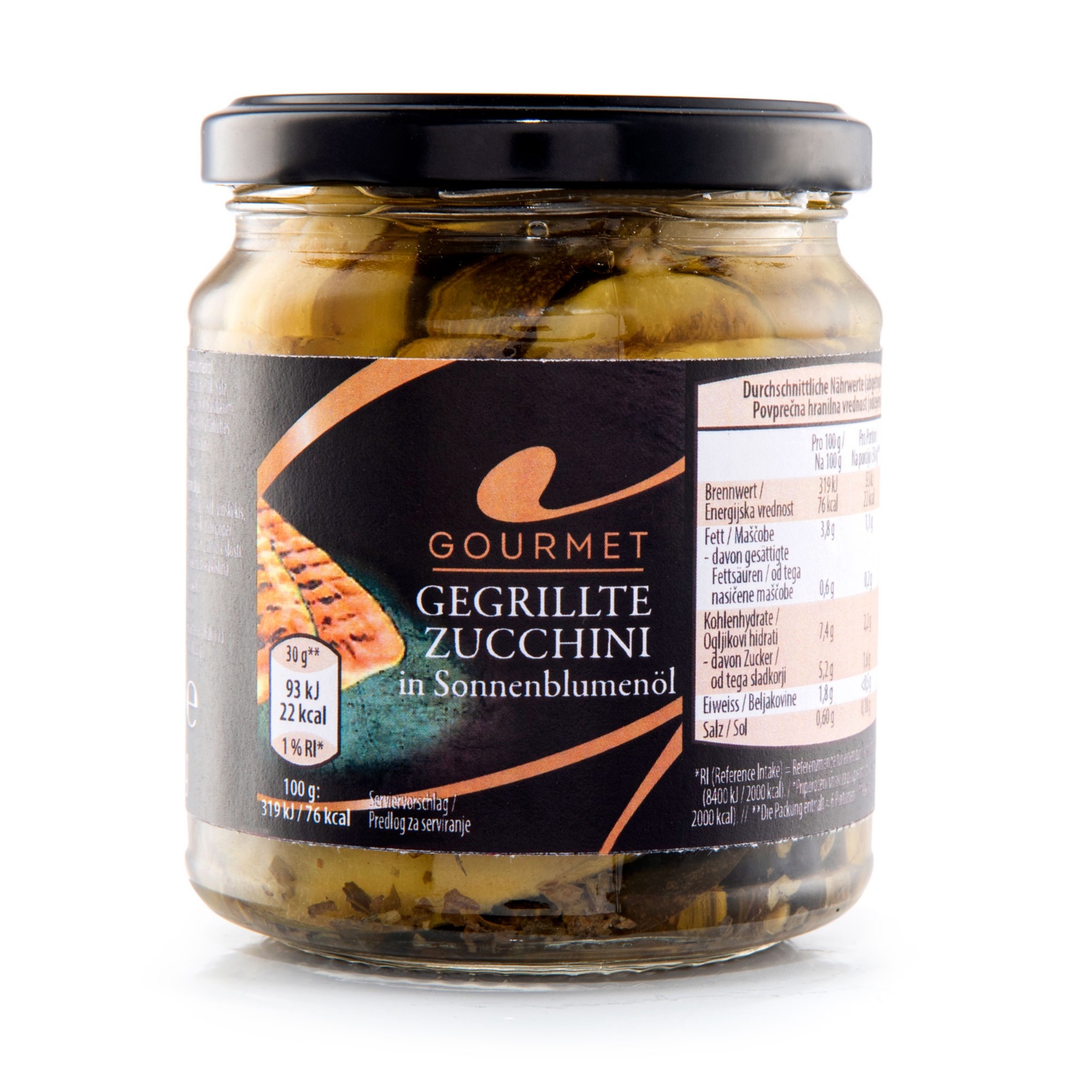 GOURMET Antipasti, gegrillte Zucchini