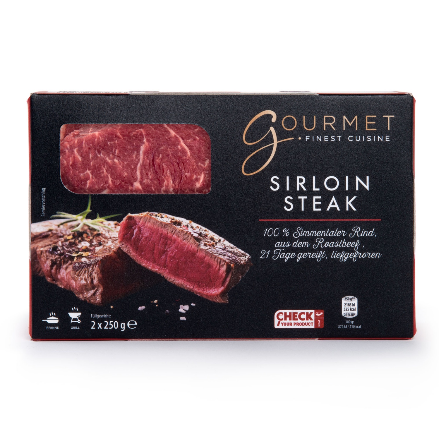 GOURMET FINEST CUISINE Rindersteaks, Sirloin Steak