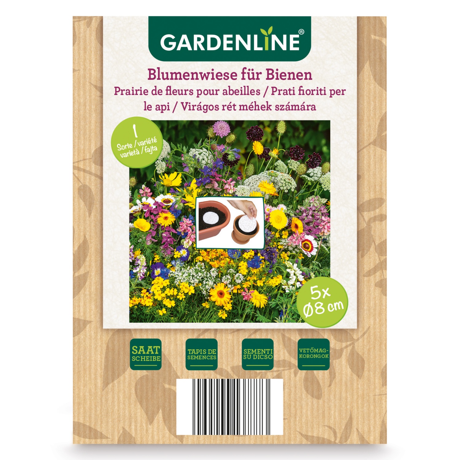 GARDENLINE Saatgutscheiben und -bänder, Bienengarten