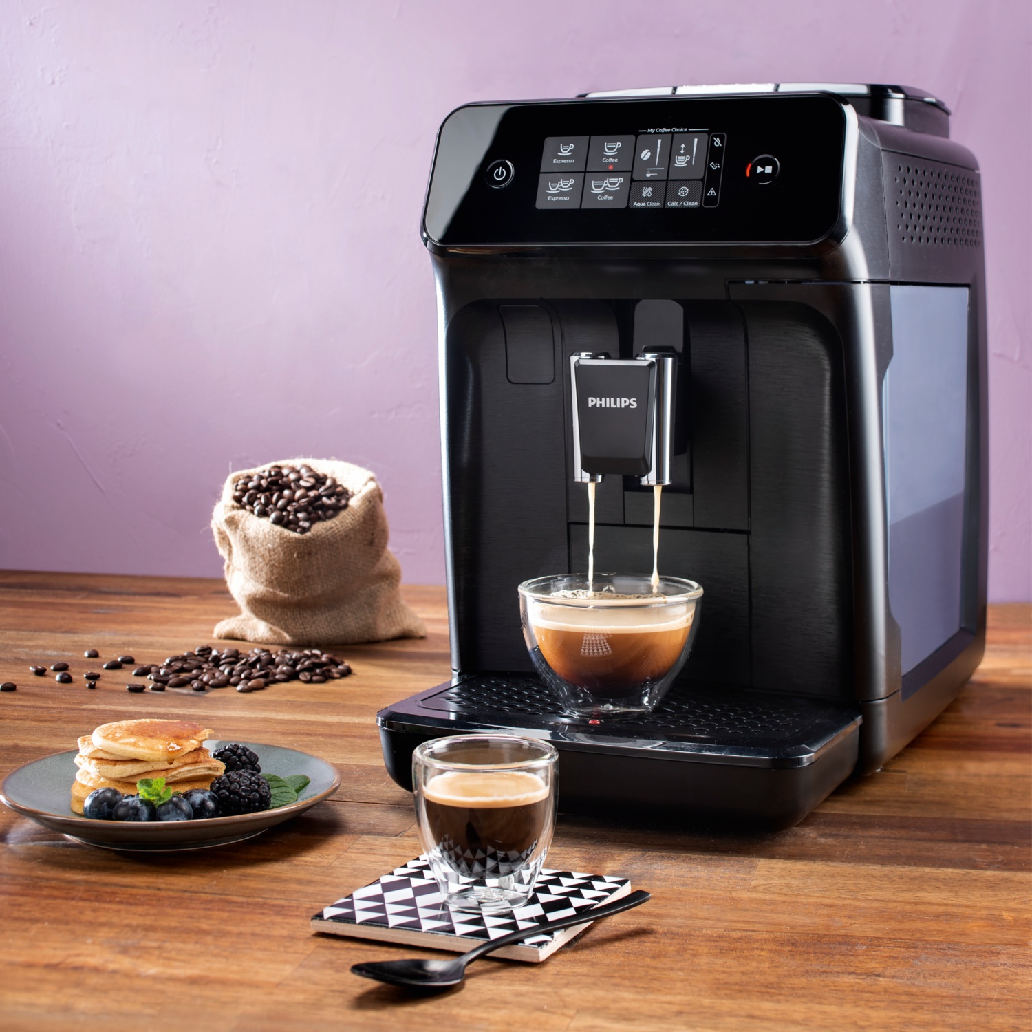 Philips Kaffeevollautomat Omnia Puro Ep10 00 Hofer