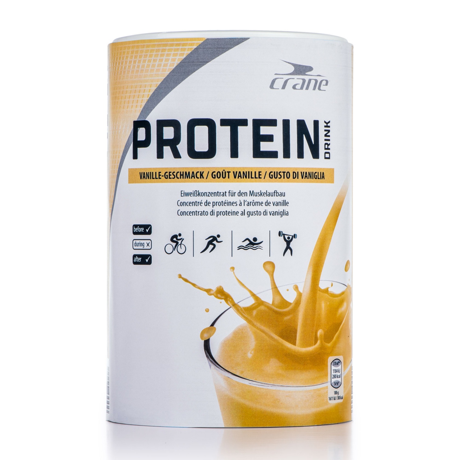 CRANE Protein Drink, Vanille