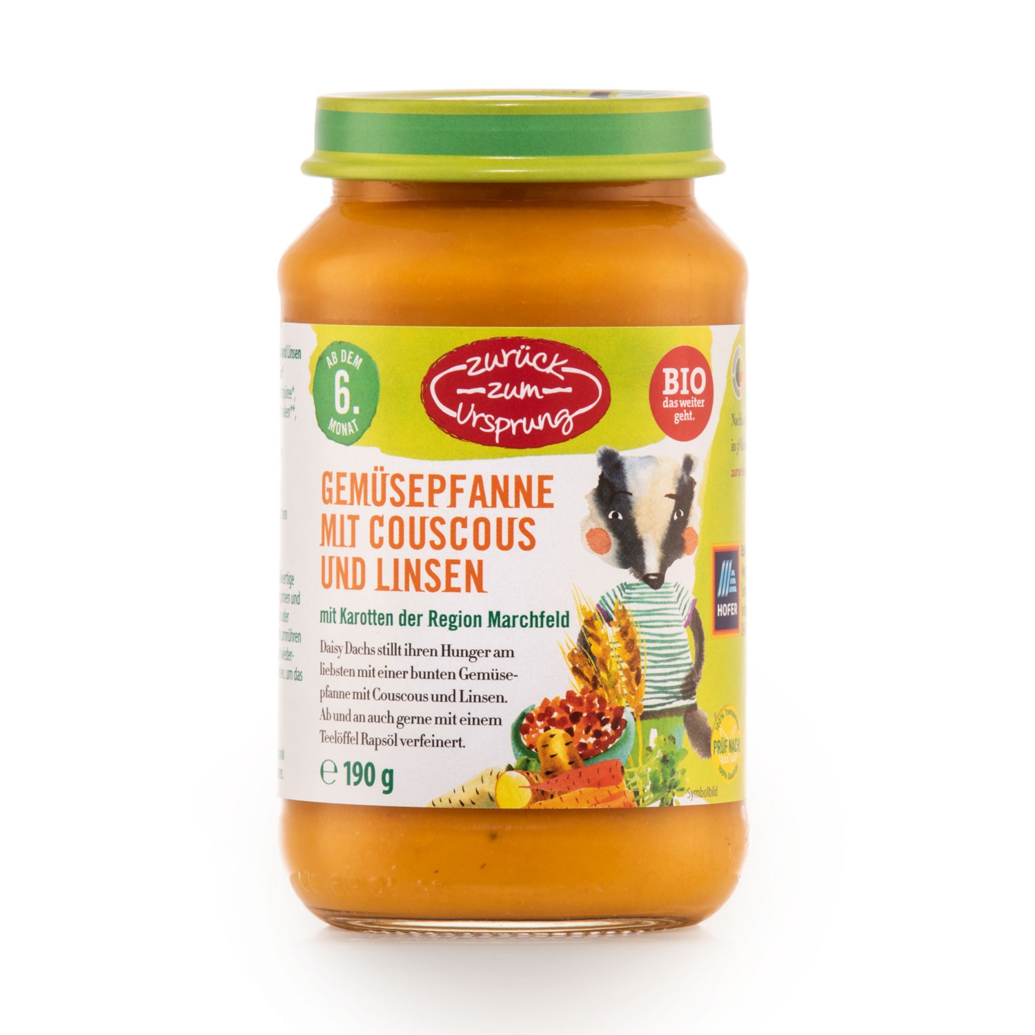Zuruck Zum Ursprung Bio Menu Gemusepfanne Hofer