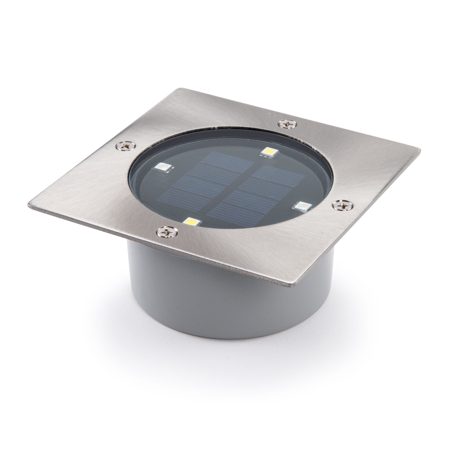 Casalux Led Solar Bodenleuchte Eckig Mit Leuchtrand Hofer 