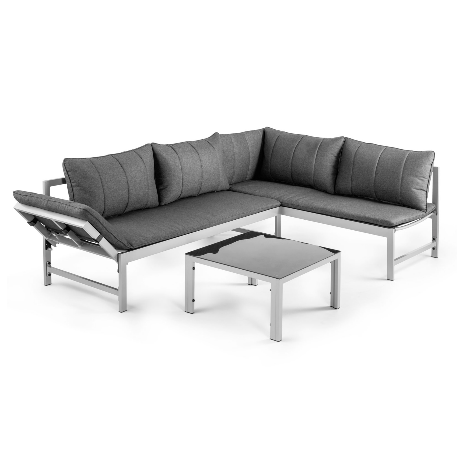 GARDENLINE Alu Lounge Set, 3-teilig | HOFER