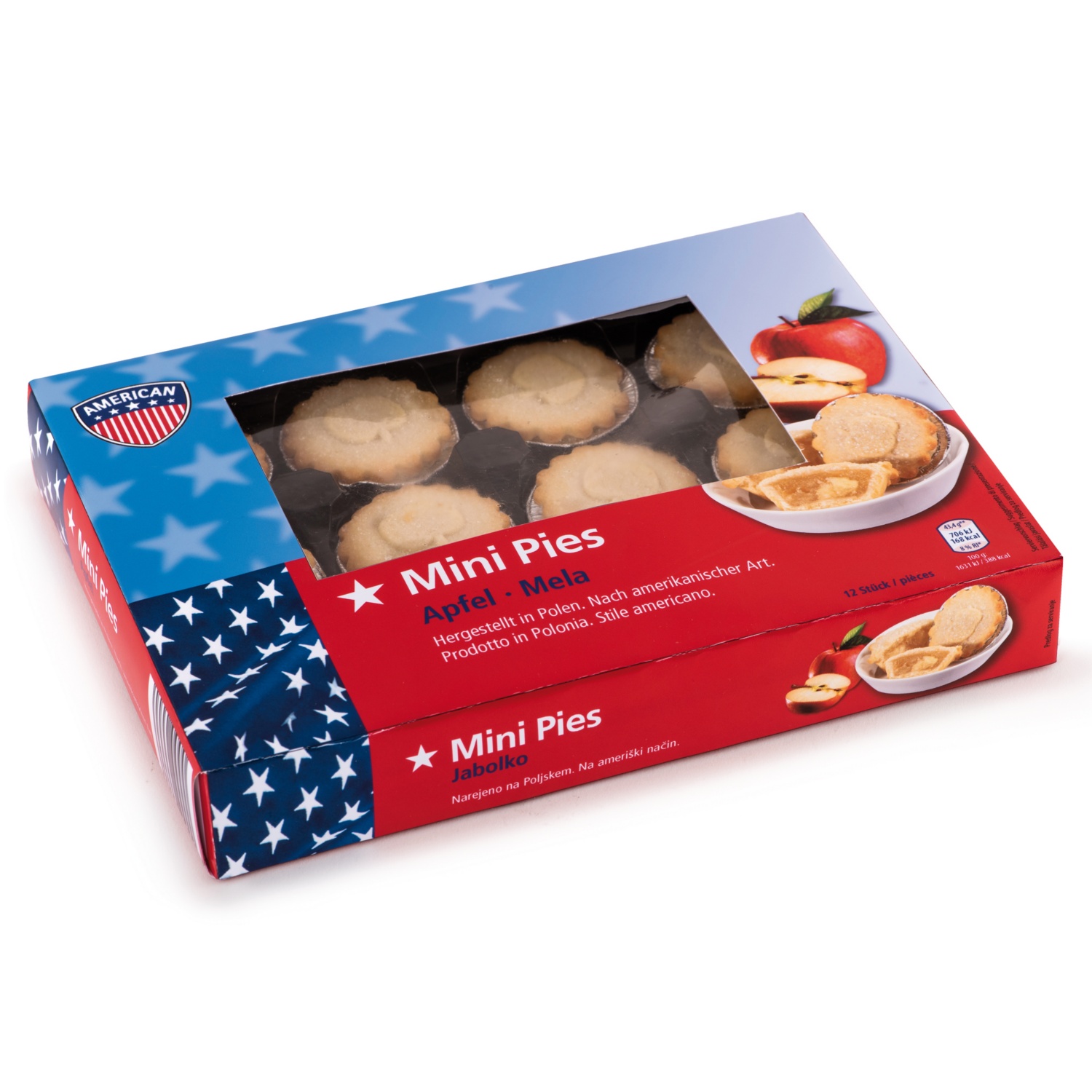AMERICAN Mini Pies, Apfel