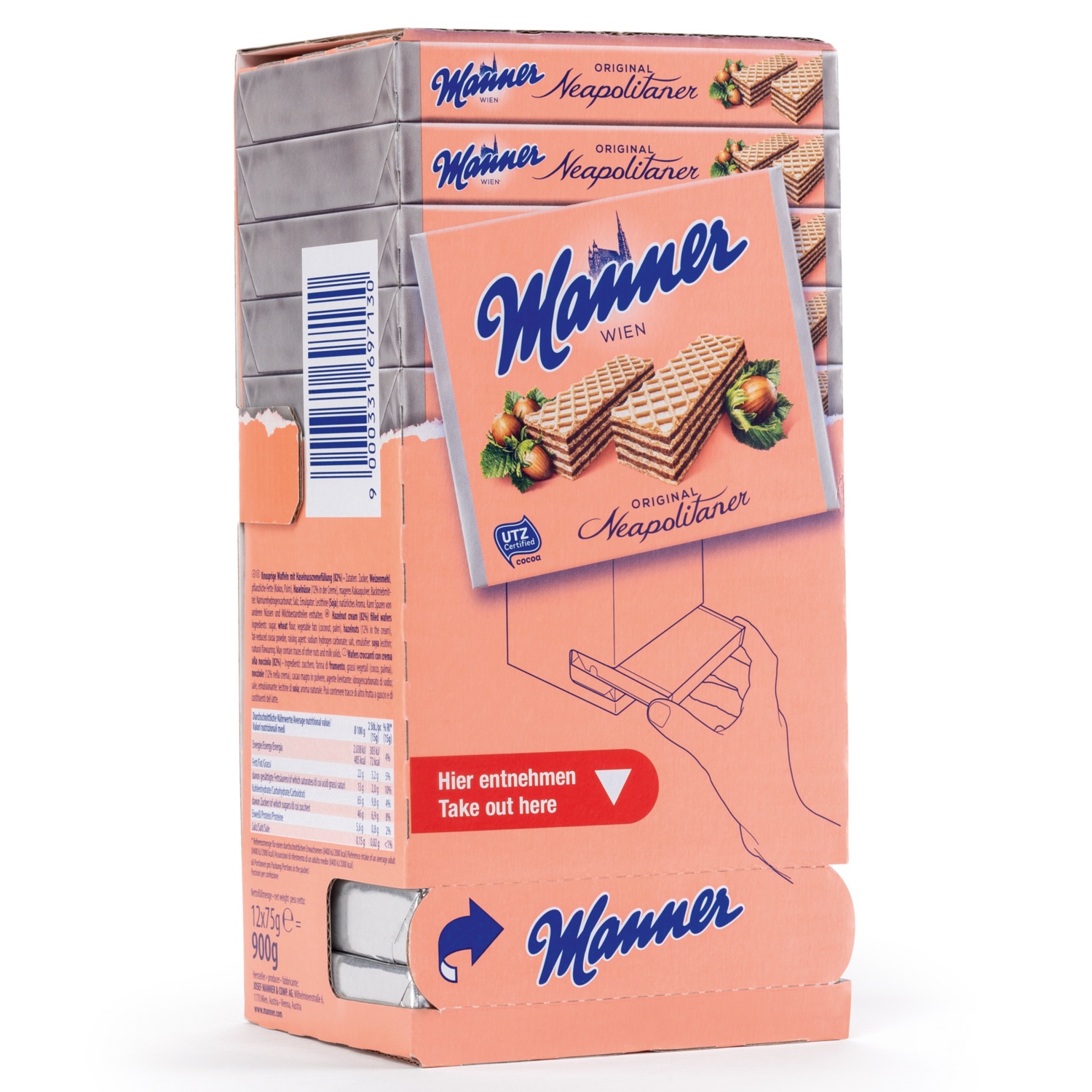 Manner Thekenaufsteller