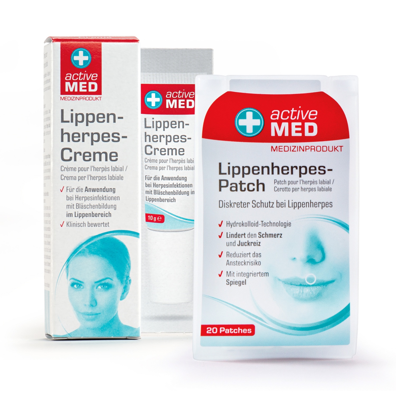 ACTIVE MED Lippenherpes-Creme / -Patch