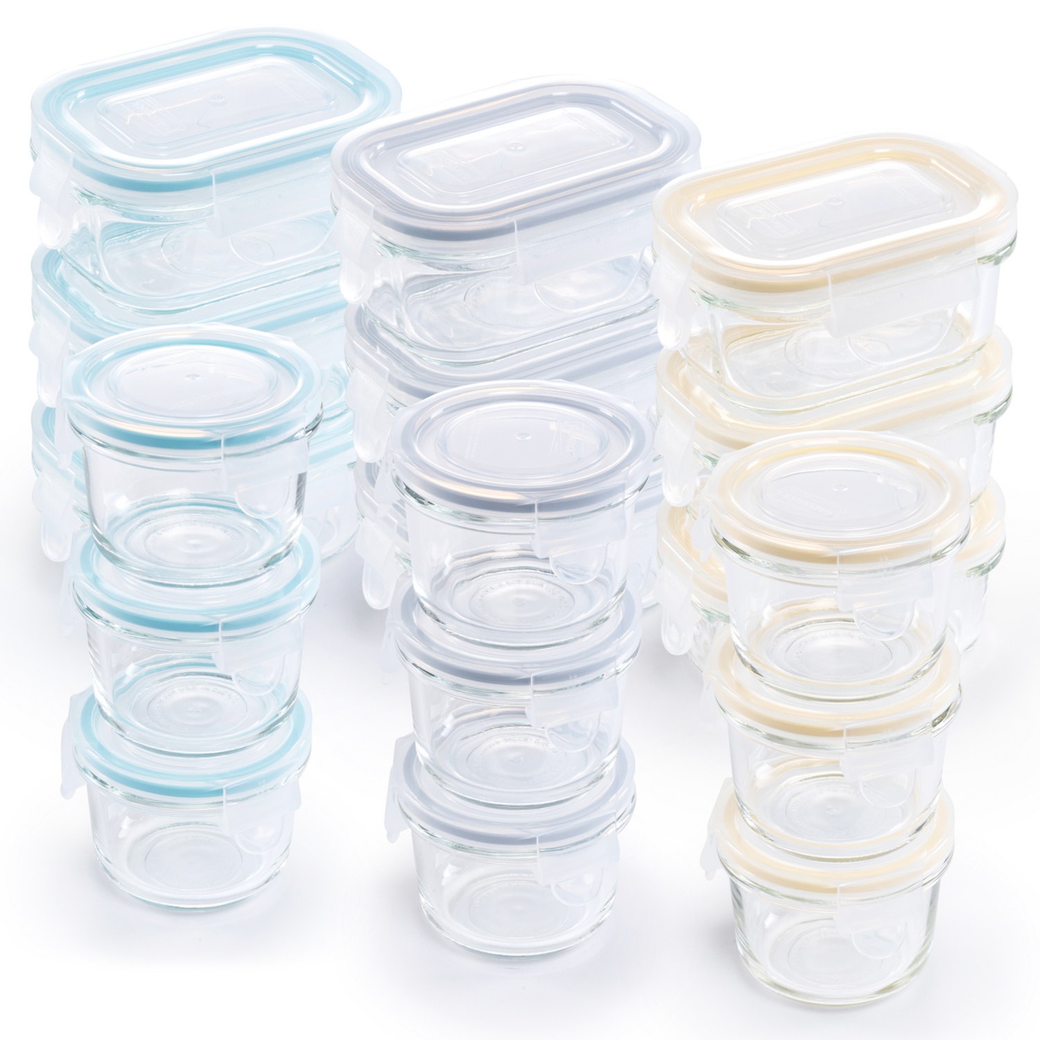 GLASSLOCK Glas-Minidosen-Set, 3-teilig