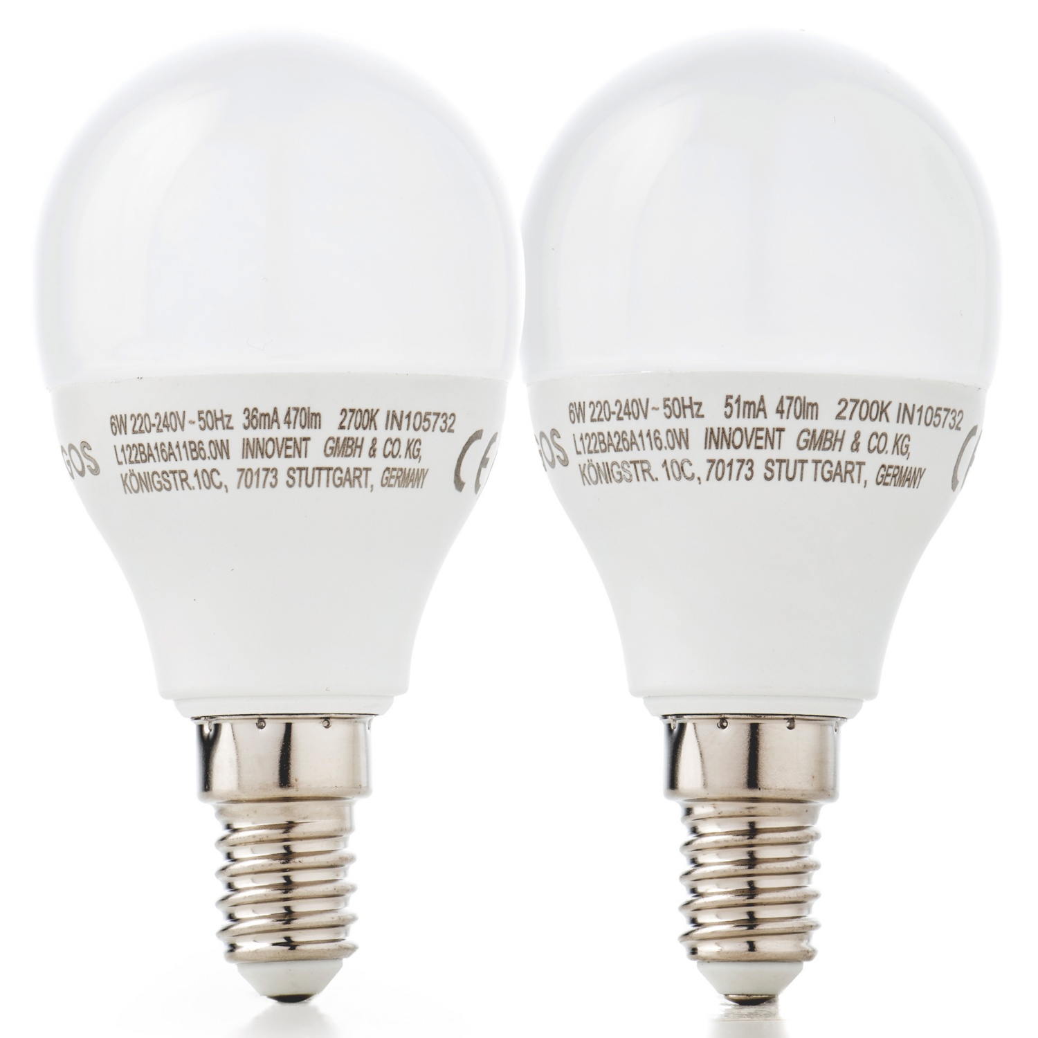 LIGHTWAY LED-Leuchtmittel, dimmbar, E14