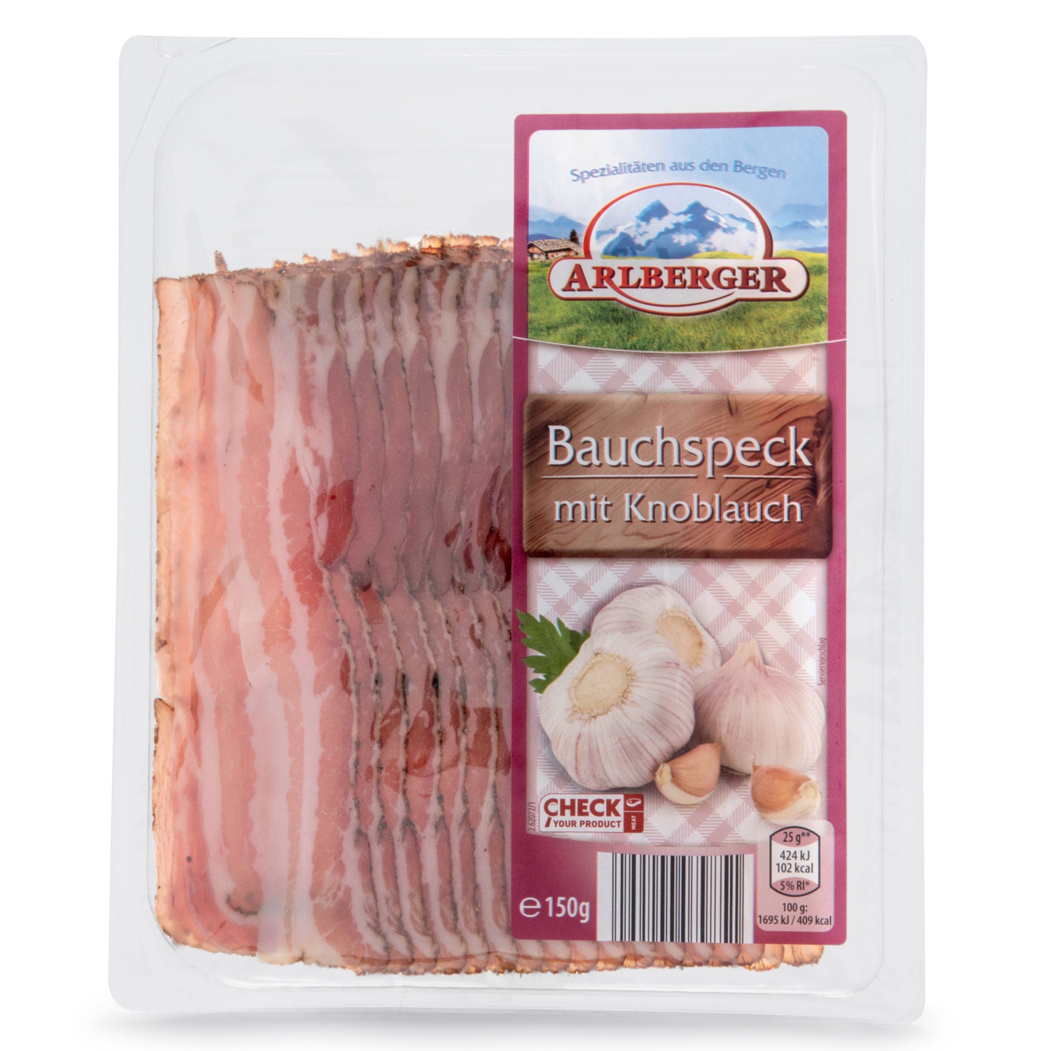 Knoblauch- Bauchspeck