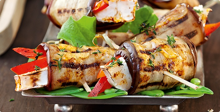 Auberginen-Röllchen mit Ziegenkäse | ALDI Rezeptwelt