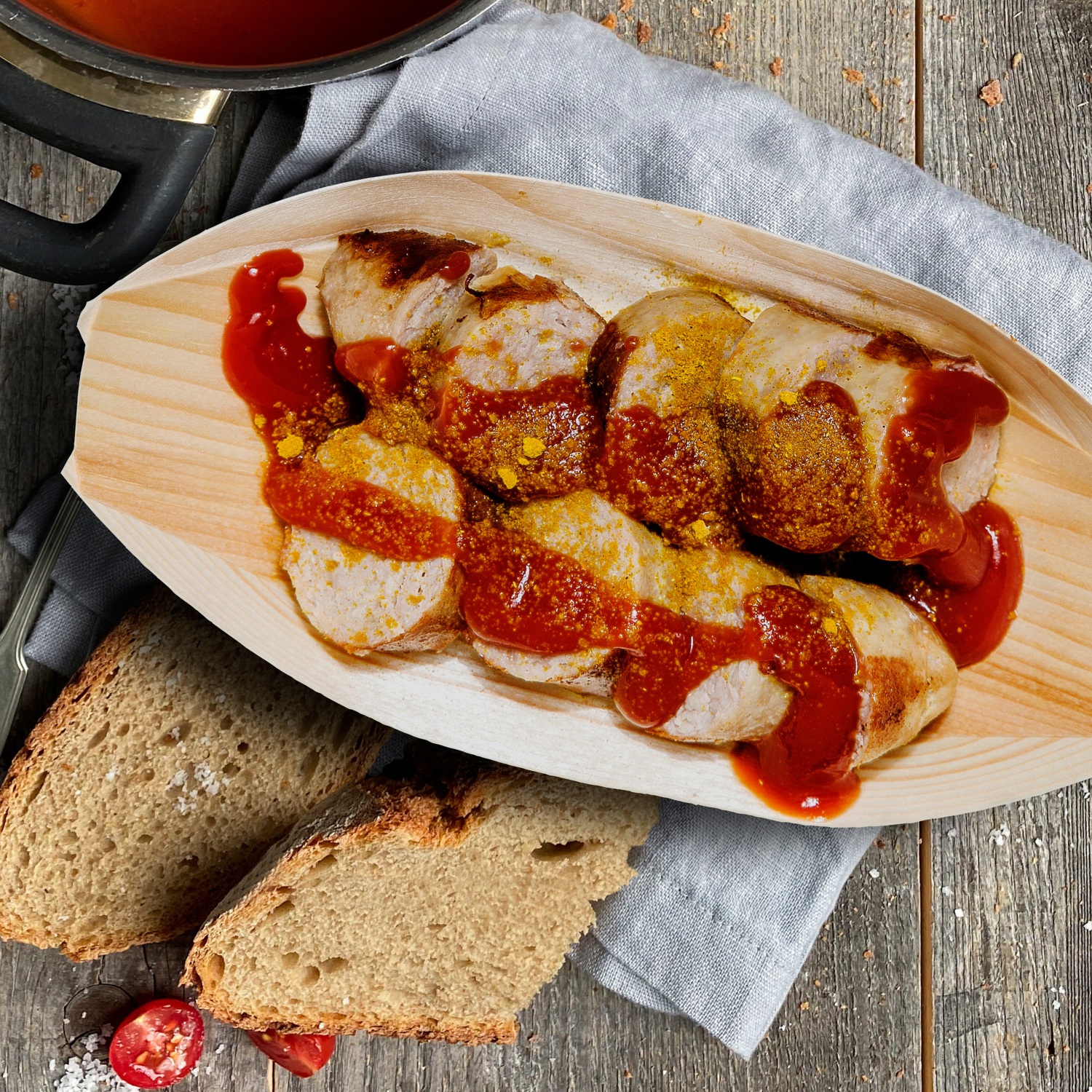 Currywurst vom Grill | ALDI Rezeptwelt