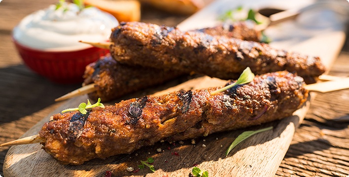 Gegrillte Hackfleischspieße | ALDI Rezeptwelt