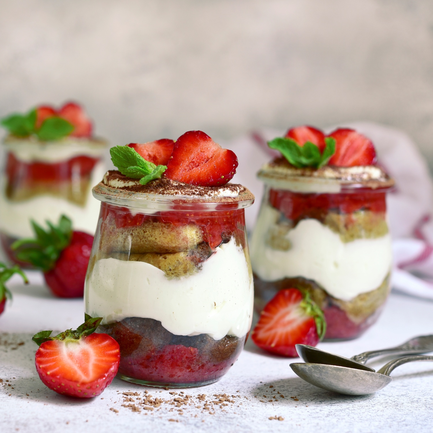 Erdbeer Mascarpone Creme Dessert A La Kleiner Auge - Rezepte Suchen