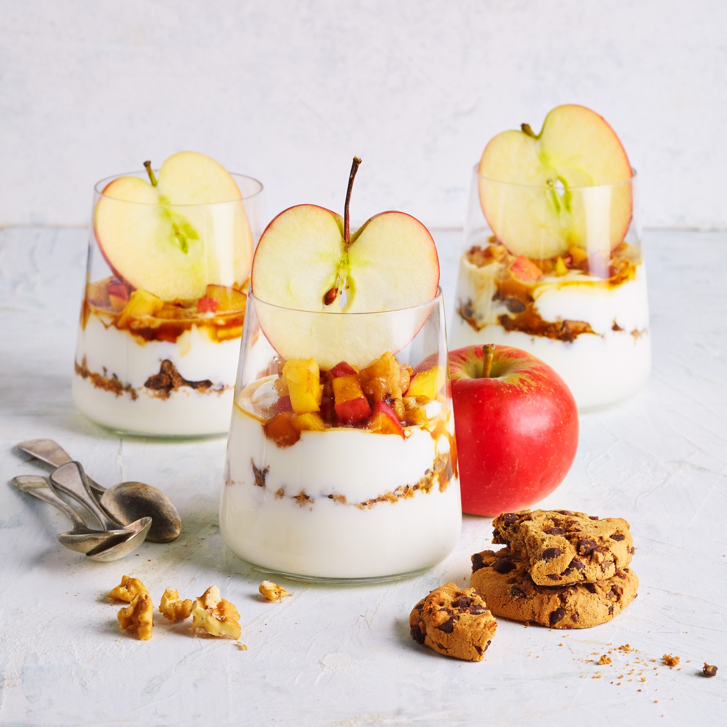 Apfel-Walnuss-Dessert | ALDI Rezeptwelt