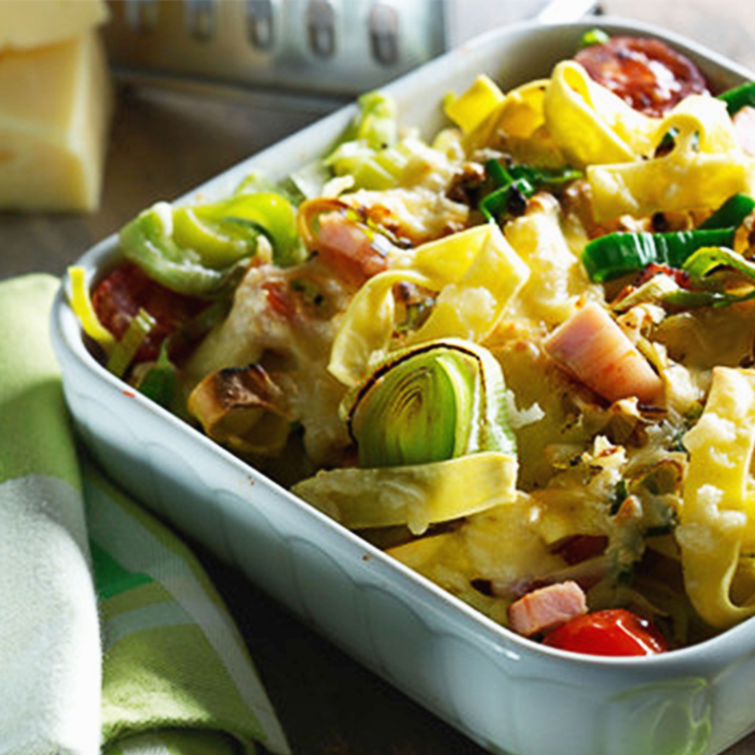Pasta-Lauch-Gratin mit Kassler | ALDI Rezeptwelt