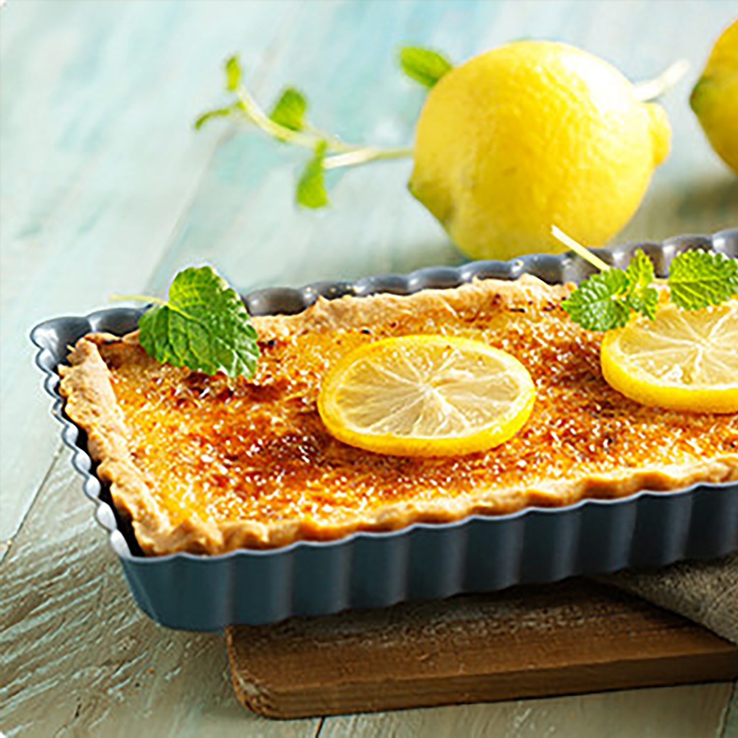 Zitronen-Crème-Brûlée-Tarte | ALDI Rezeptwelt