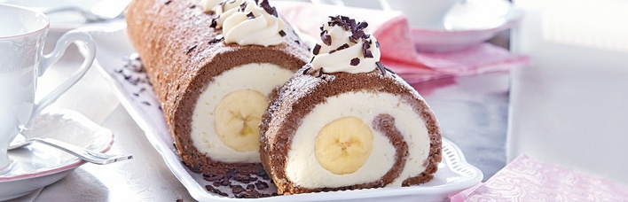 Schoko-Bananen-Rolle | ALDI Rezeptwelt