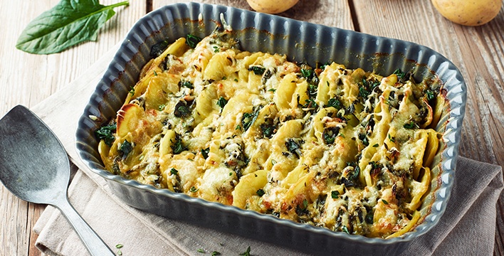 Kartoffel Spinat Gratin Aldi Rezeptwelt