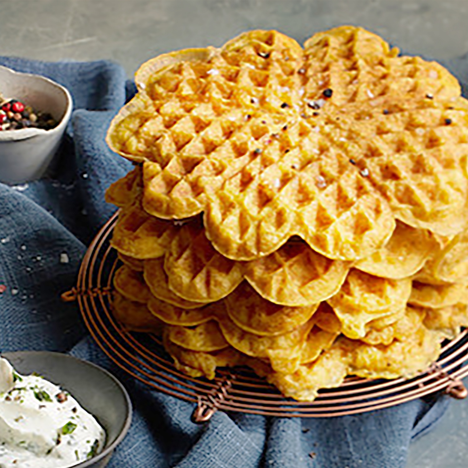 Herzhafte Kürbiswaffeln mit Parmesan | ALDI Rezeptwelt