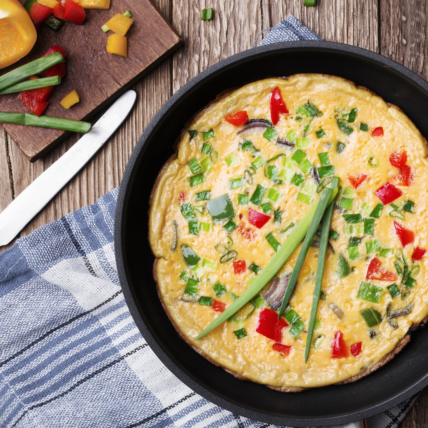 Omelett mit Paprika und Käse | ALDI Rezeptwelt