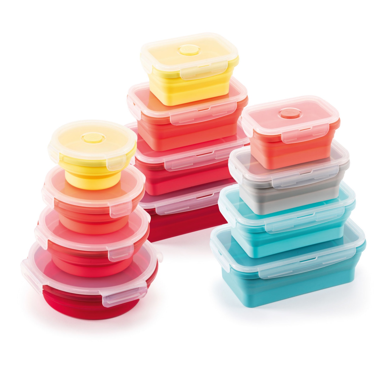 CROFTON Silikon-Lunchbox-Set, 4-teilig