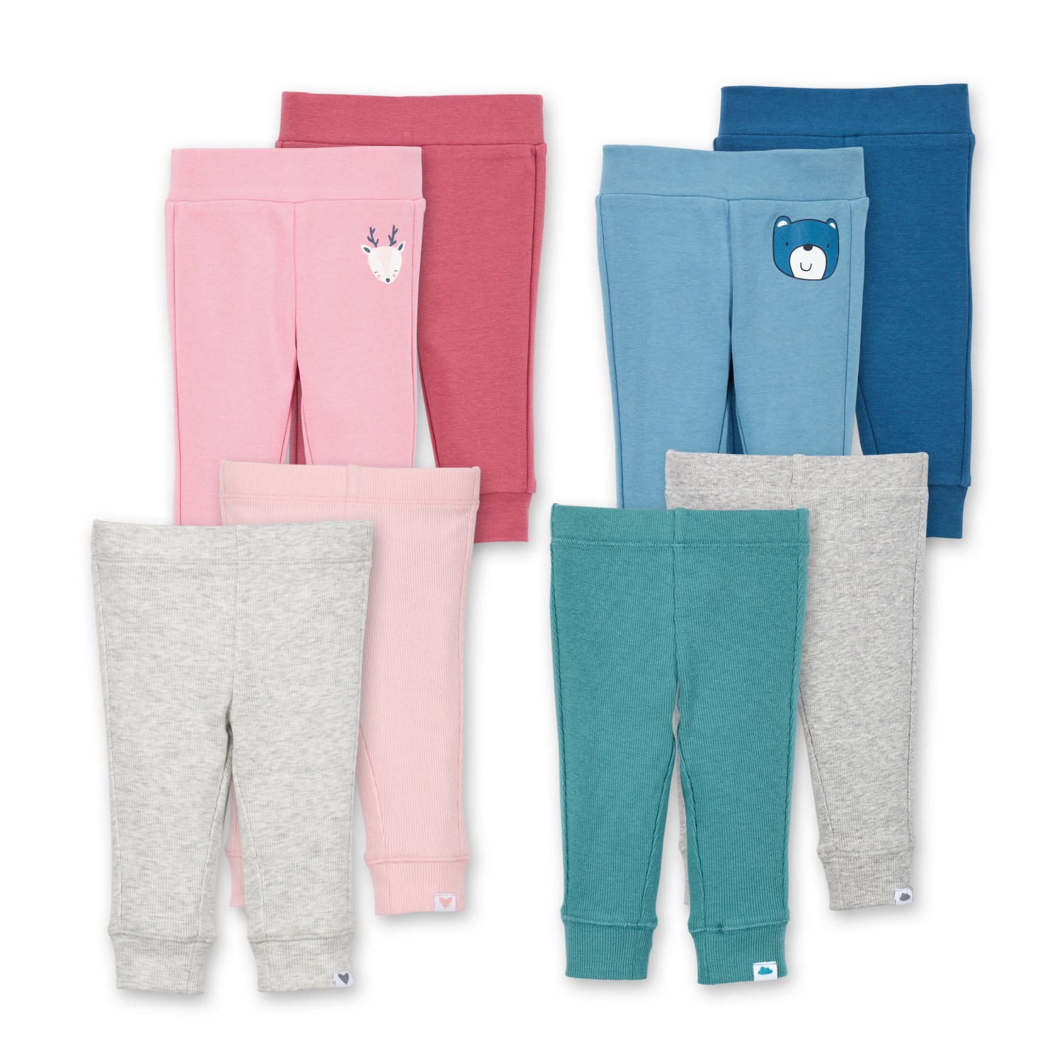 IMPIDIMPI Baby-Hose, Baumwolle (Bio), Doppelpkg.