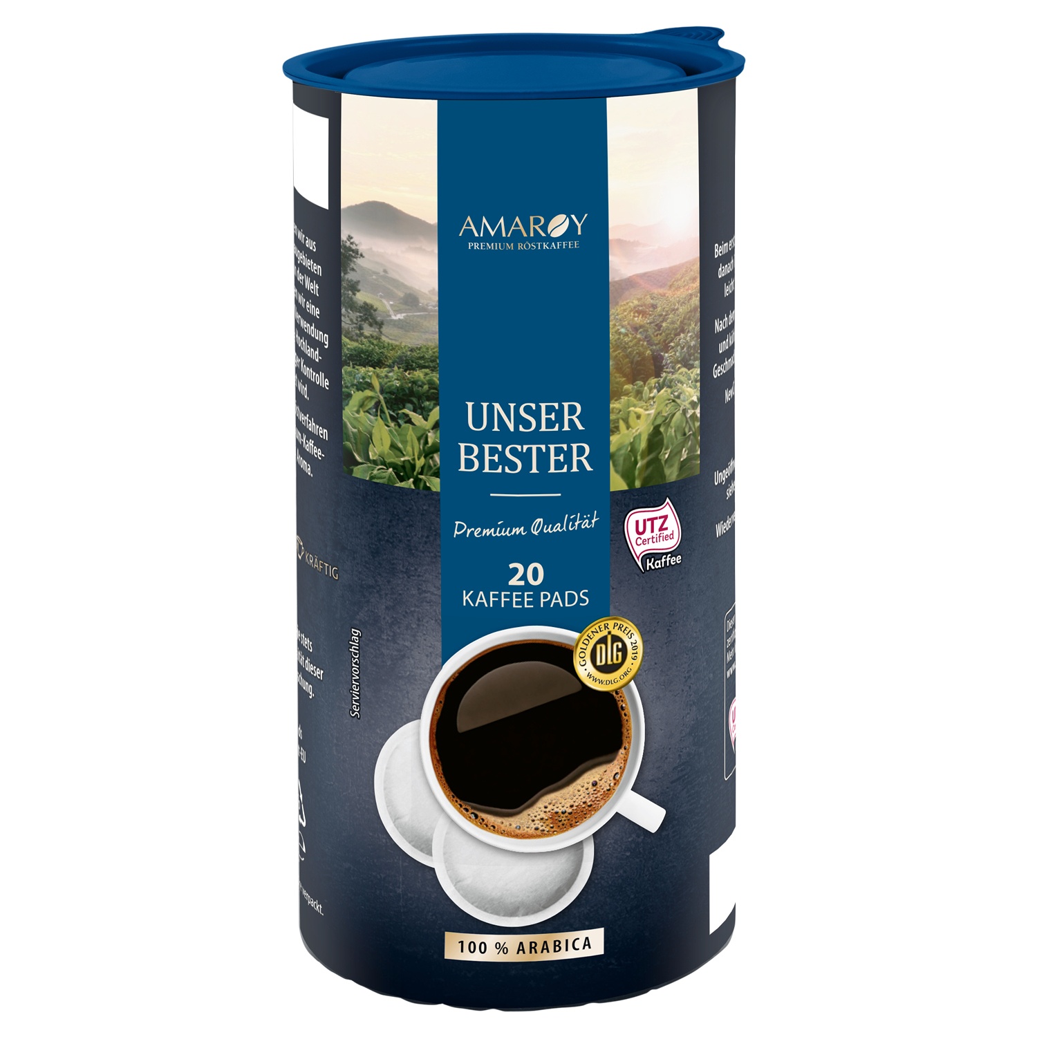 Amaroy Unser Bester Kaffee Pads Aldi Sud