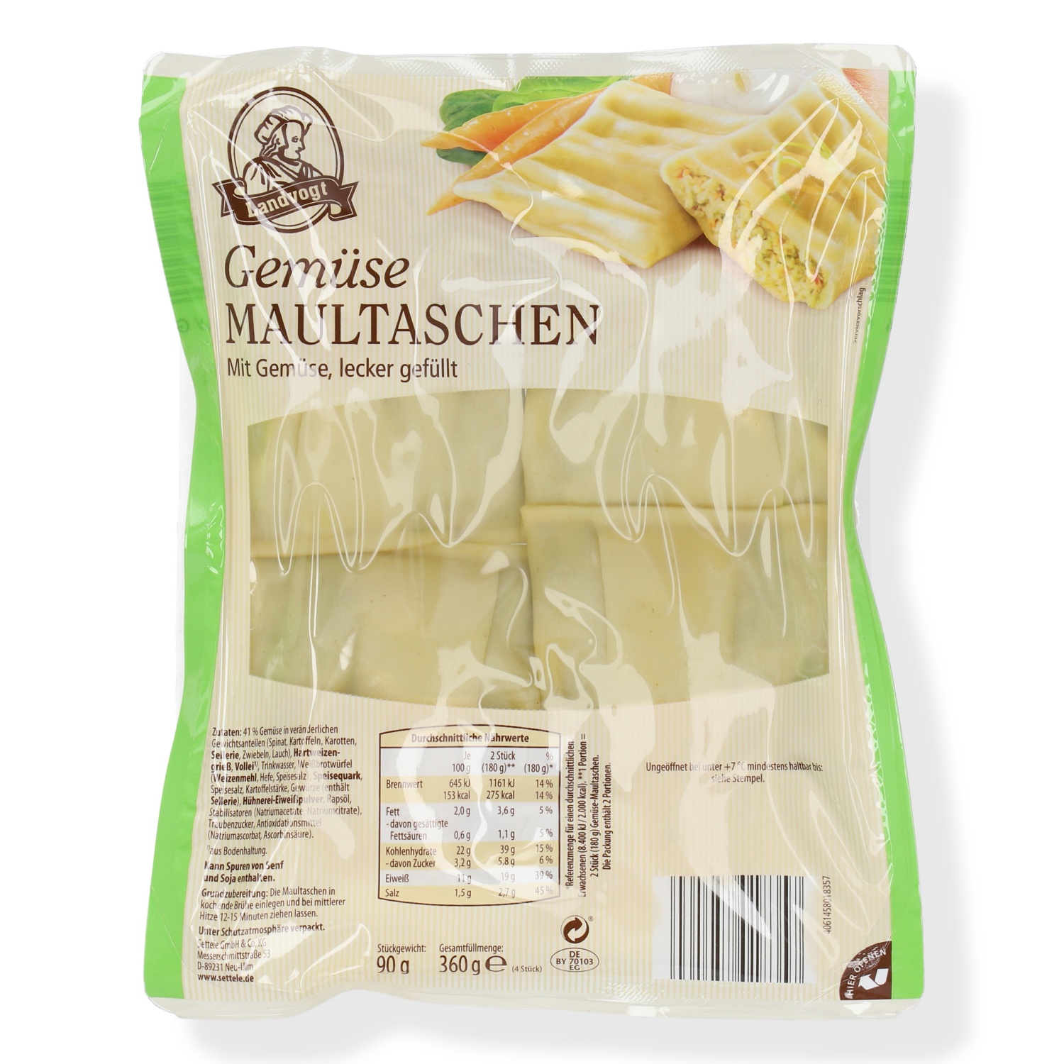 Landfreude Schwabische Maultaschen 360g Aldi Sud