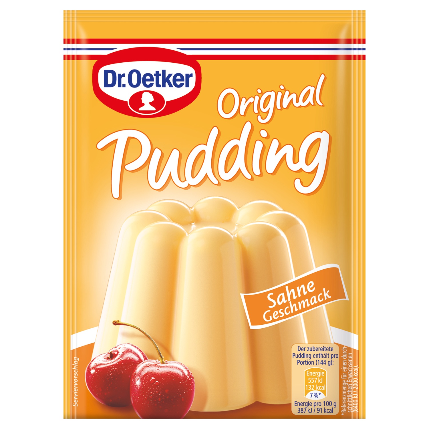 DR. OETKER Original Pudding Vanille/ Sahne 148 g