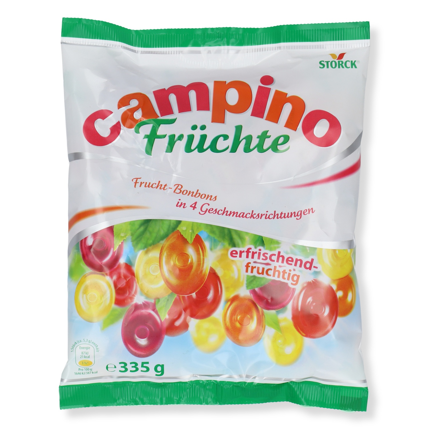 Storck Campino Früchte Bonbons 325g Beutel, Süßigkeiten Online Shop &  Süßwaren Großhandel