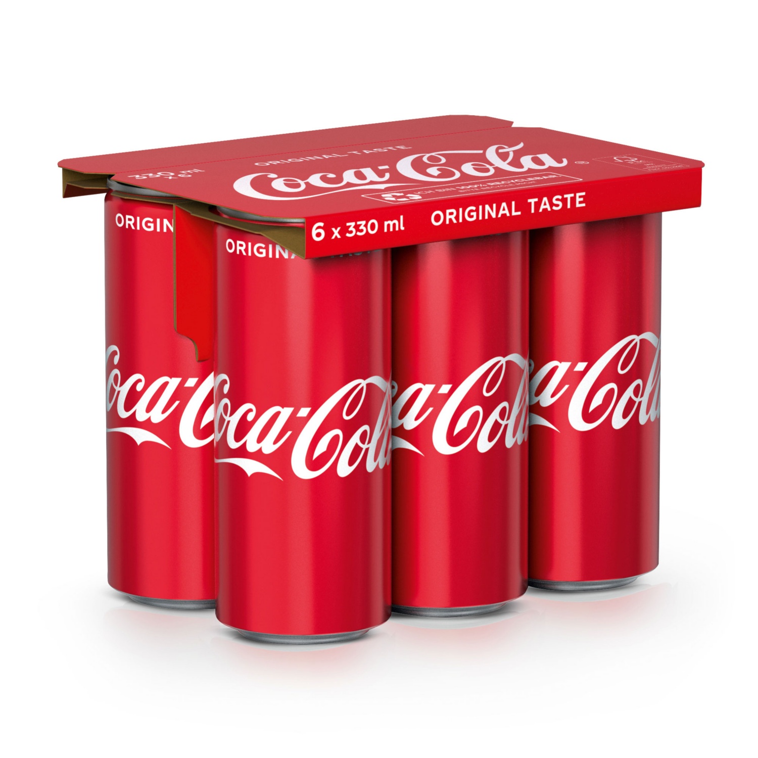 Coca-Cola 6x330ml, Regular
