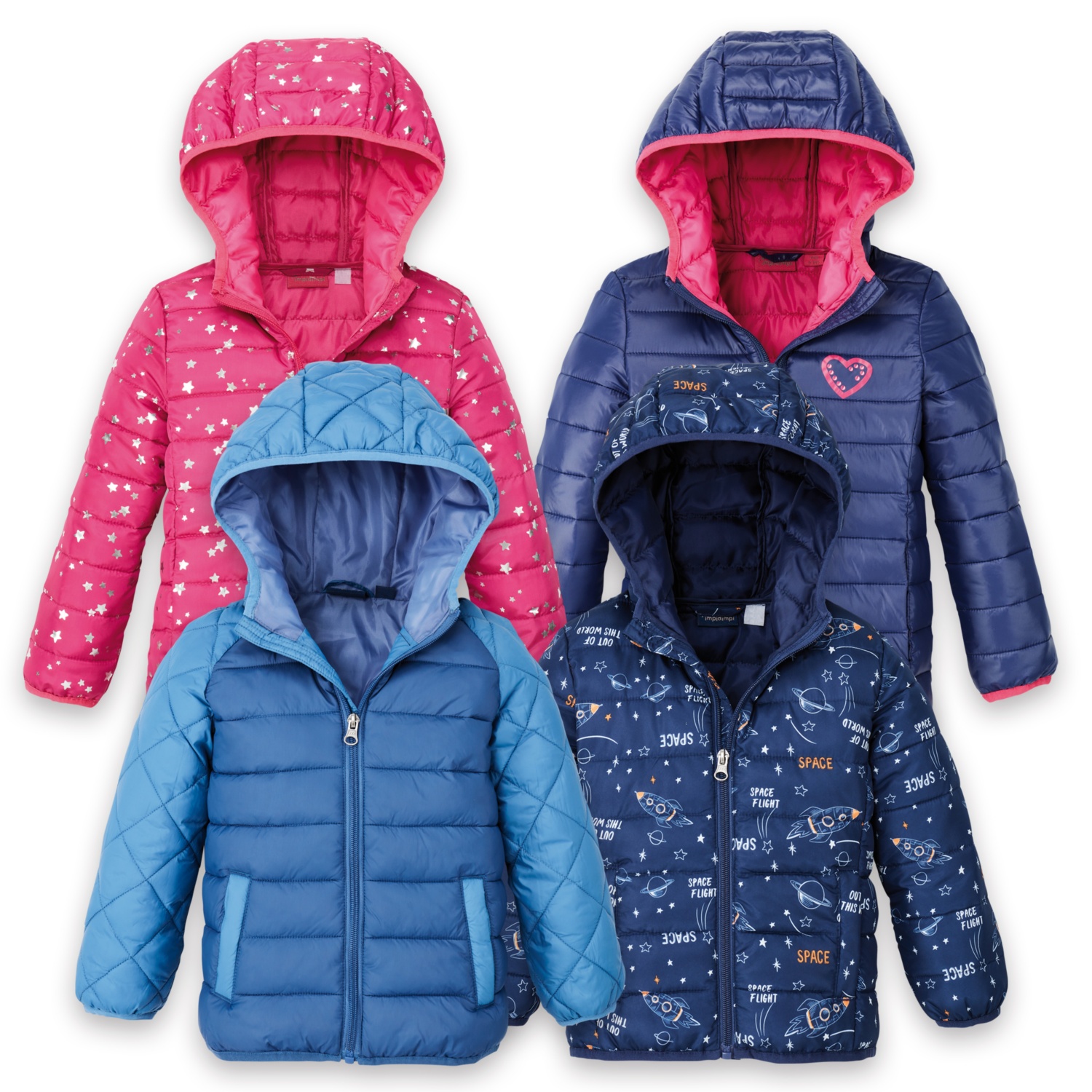 IMPIDIMPI Kleinkinder-Leichtsteppjacke