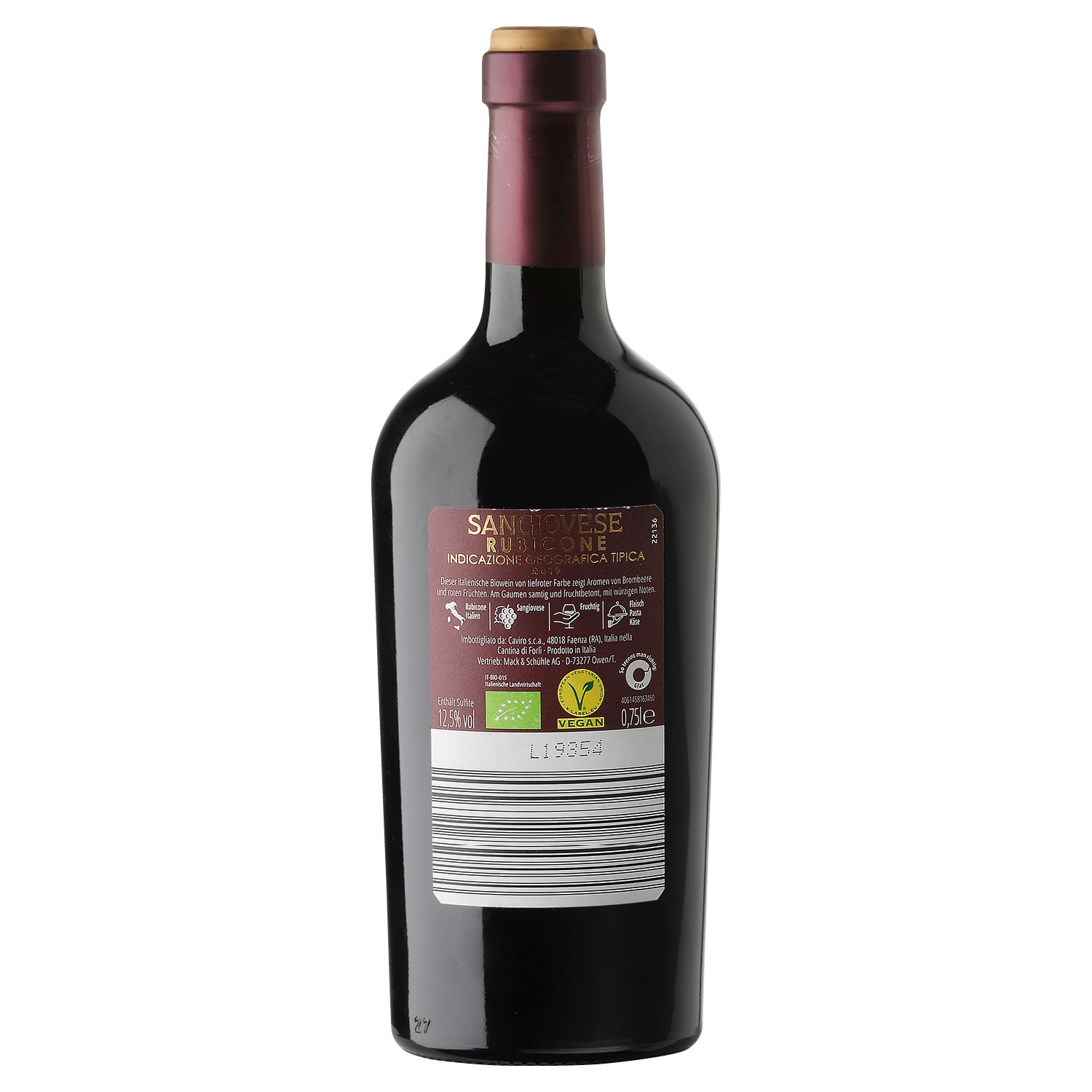 Bio Sangiovese Rubicone Igt 0 75 L Aldi Sud