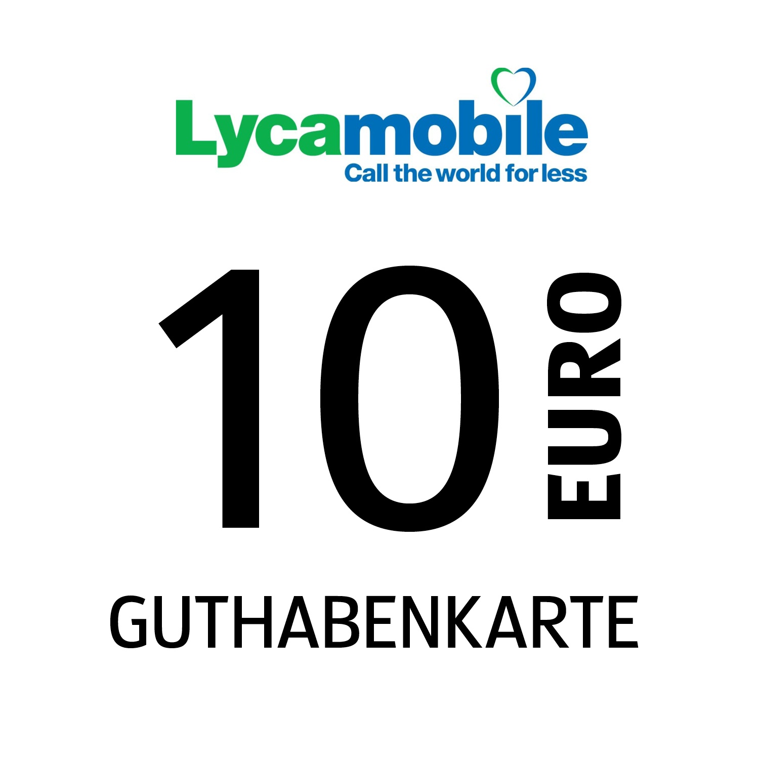 | ALDI 10€ Lycamobile SÜD Guthabenkarte