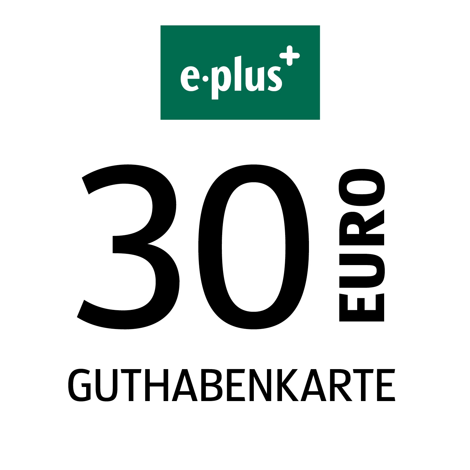 e-plus Guthabenkarte 30€