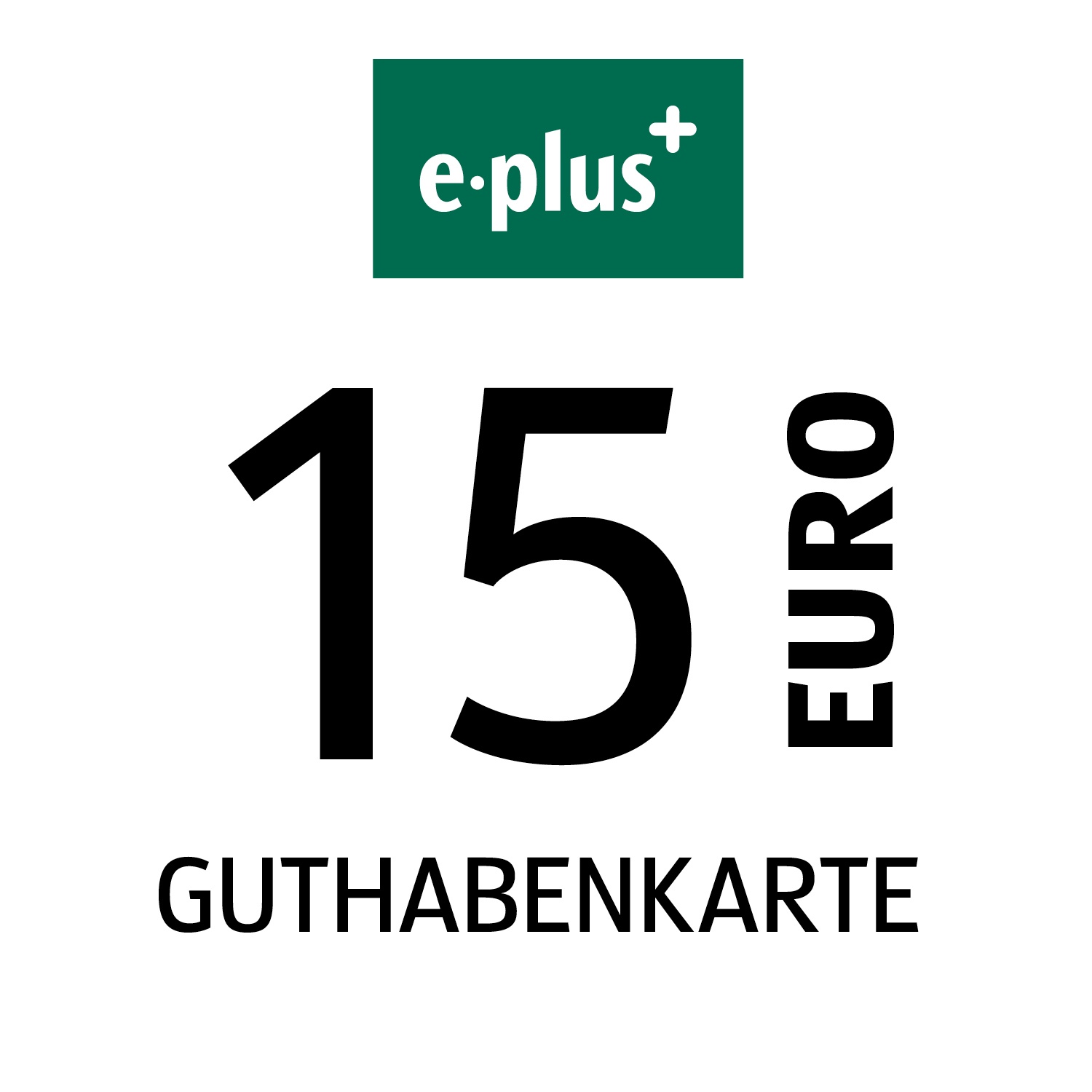 e-plus Guthabenkarte 15€