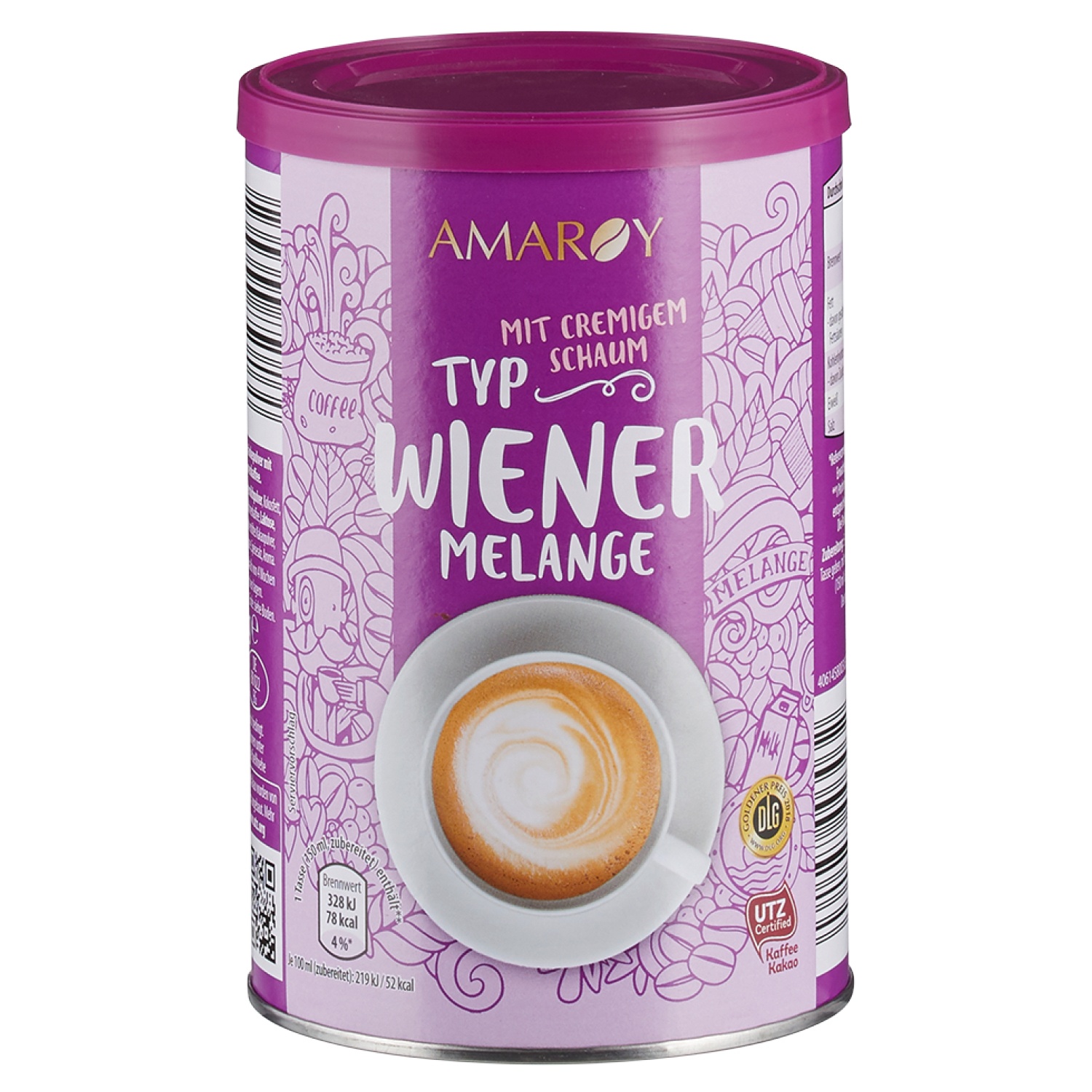 Amaroy Typ Wiener Melange 250g Aldi Sud