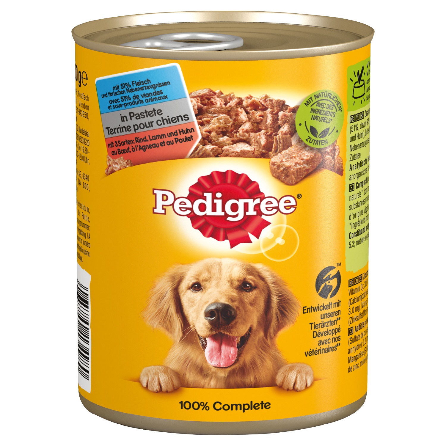 Pedigree® Hundenassfutter oder Hundesnack 400g