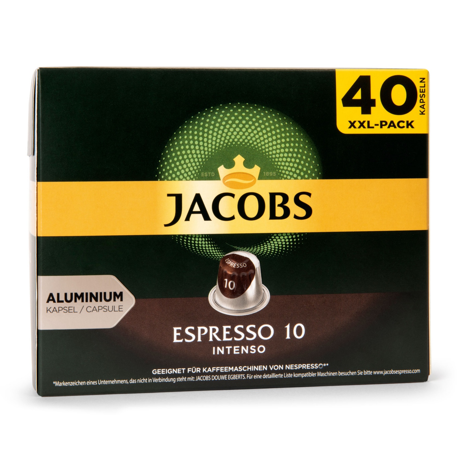 JACOBS Nespresso®-kompatible Café-Kapseln, Espresso 10